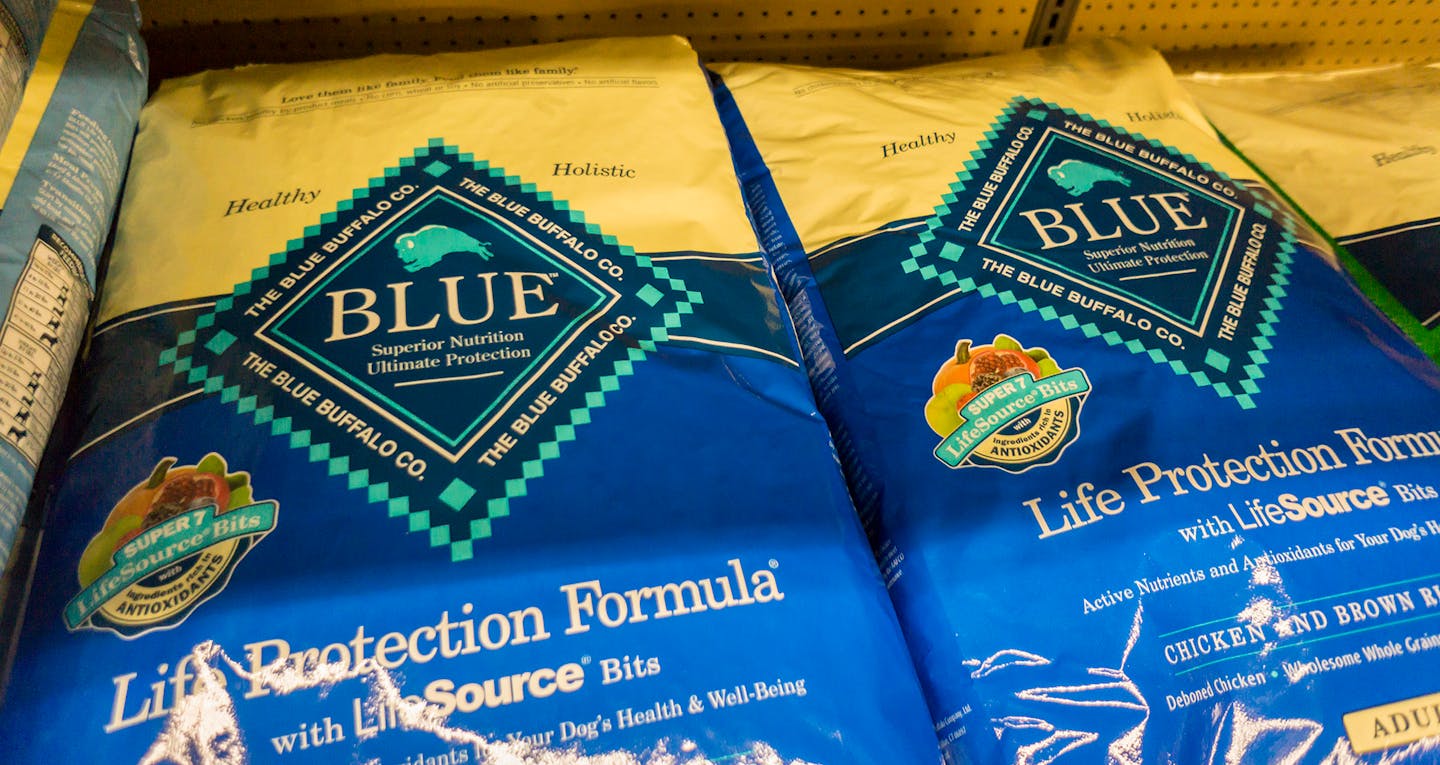 Big blue best sale dog food