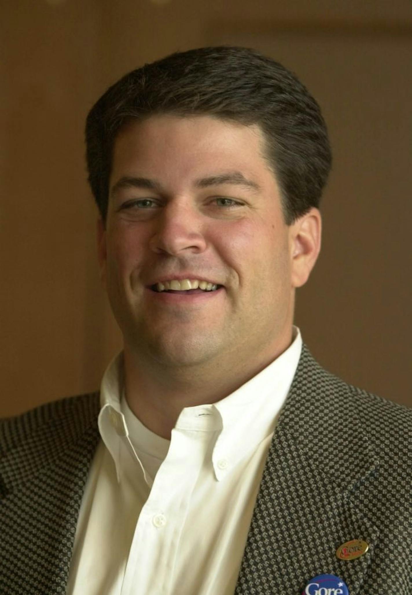 Hubert H. "Buck" Humphrey IV, son of a former state attorney general and grandson of a former vice president, is to begin work in February 2001 as an aide to Minneapolis Mayor Sharon Sayles Belton. This photo was taken at the Democratic National Convention in 2000.