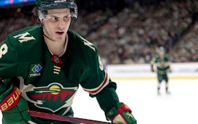 Rookie defenseman Zeev Buium played in the first four games of the Wild's playoff series against the Golden Knights — the first four games of his pr
