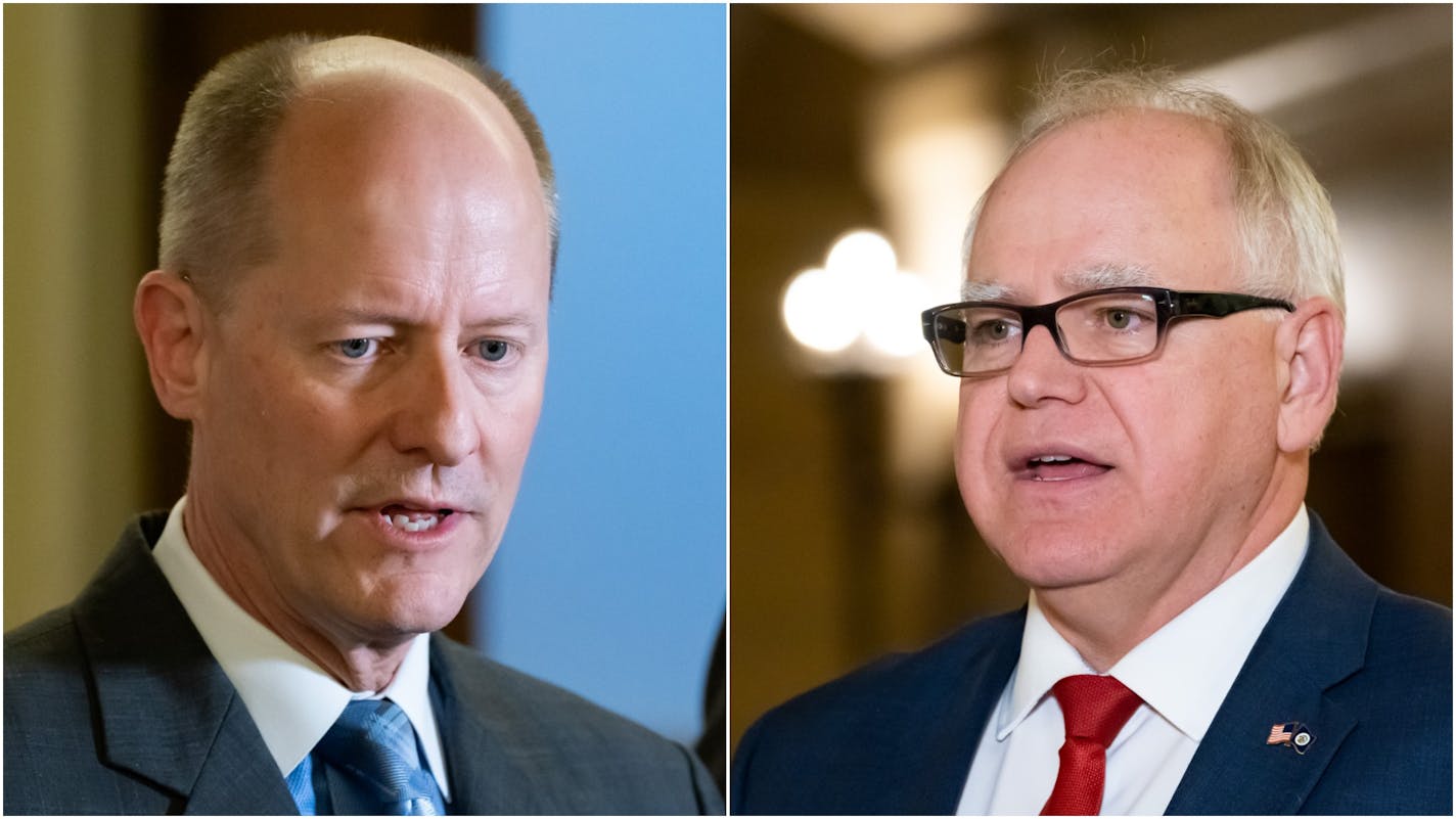 Senate Majority Leader Paul Gazelka and Gov. Tim Walz are at the center of the negotiations.