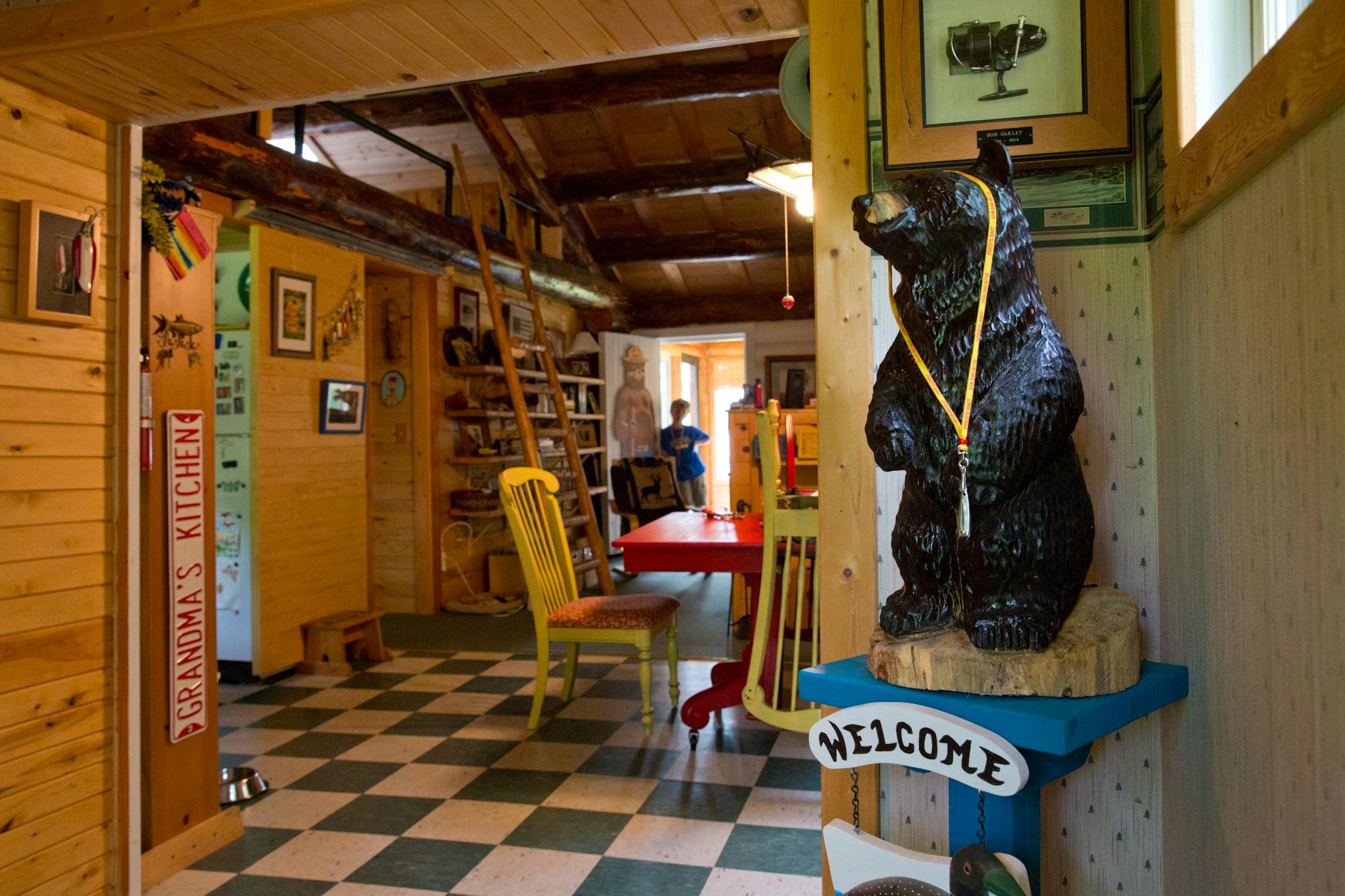 Creativity and hard work have transformed the cabin.