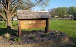 Police are investigating a shooting Sunday in Robbinsdale's Sanborn Park.