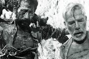 Toshiro Mifune and Lee Marvin star in “Hell in the Pacific.”