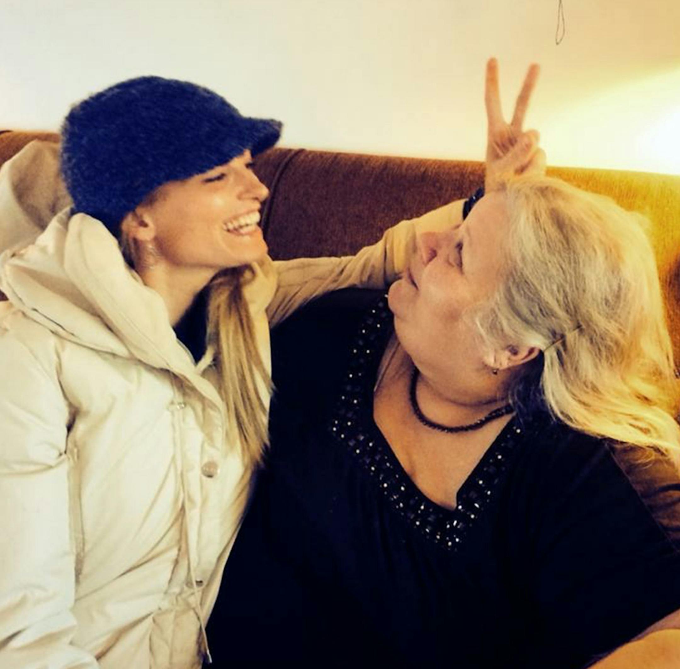 My mom makes every day an adventure. Here's a photo of us. August McLaughlin (left) Caroline Johnson (right) Hometown: New Brighton, MN