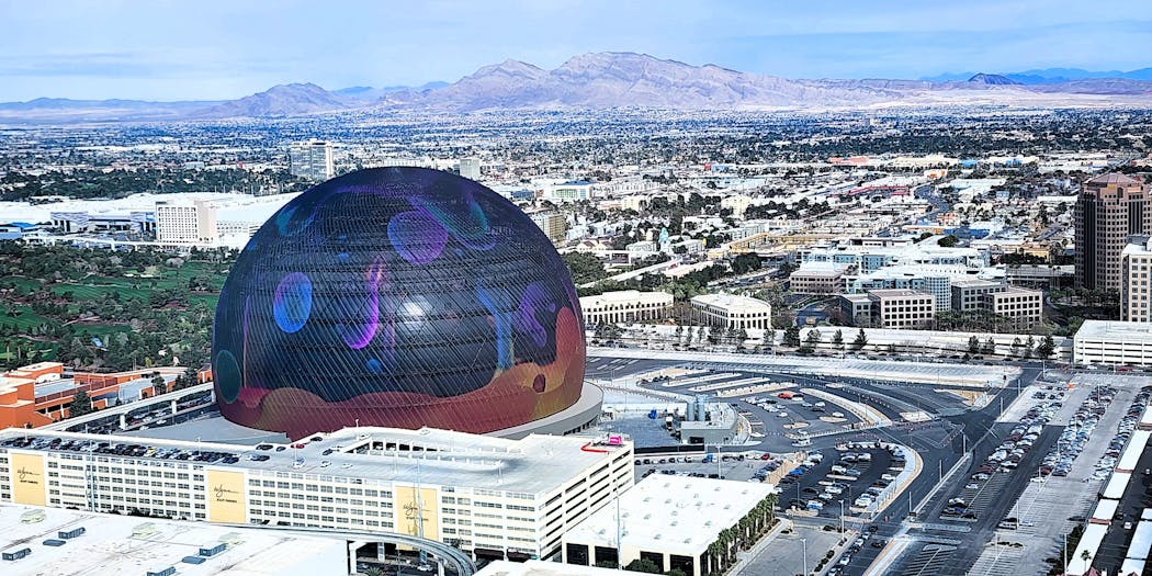 The Sphere is a new concert arena with what may be the highest-resolution screen in the world.
