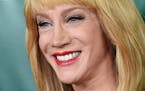 FILE - In this Thursday, Jan. 15, 2015, file photo, Kathy Griffin of the E! show "Fashion Police" poses at the NBCUniversal Cable 2015 Winter TCA Pres