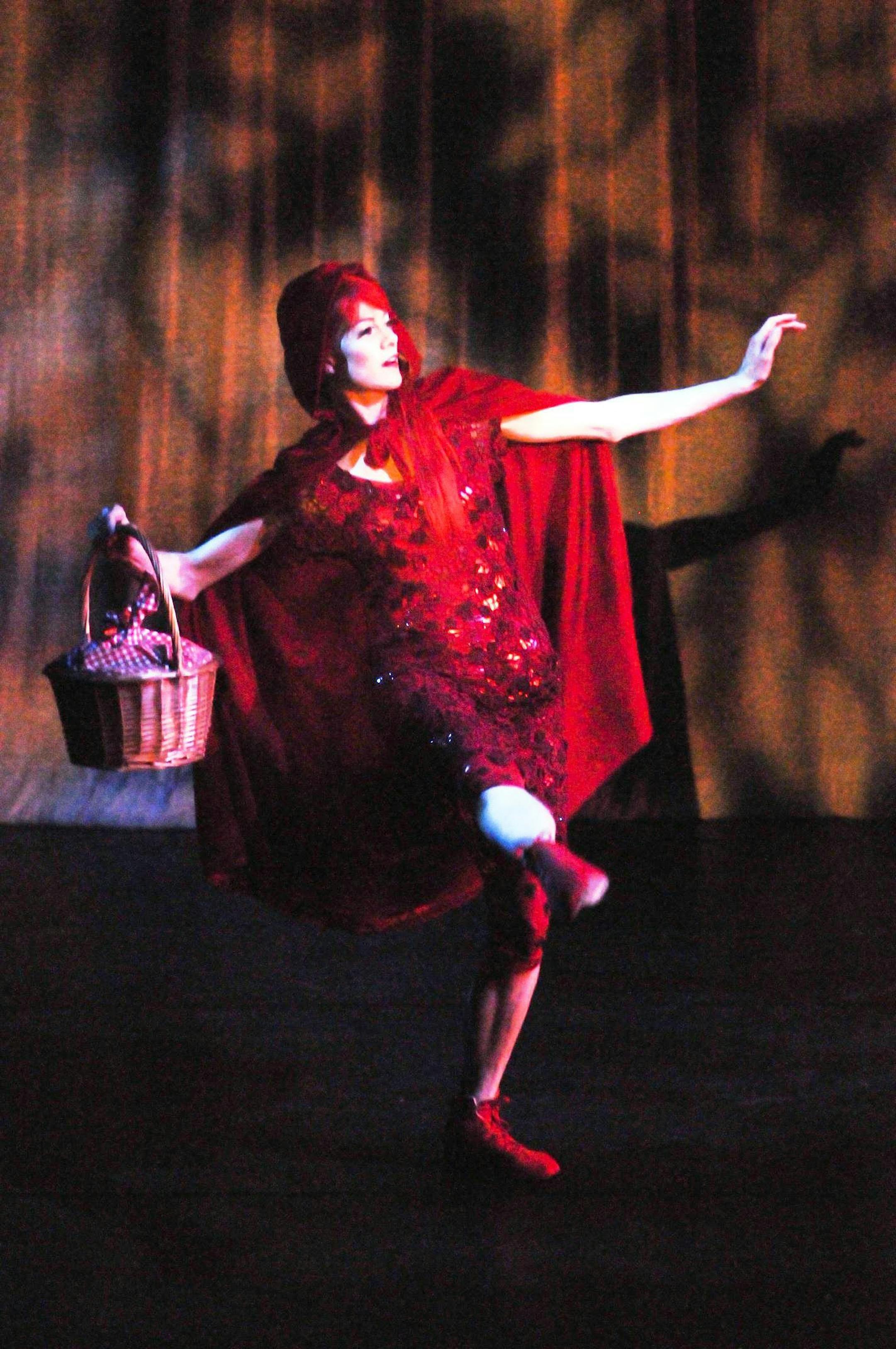 Heather Cadigan as Red Riding Hood at Ballet of the Dolls.