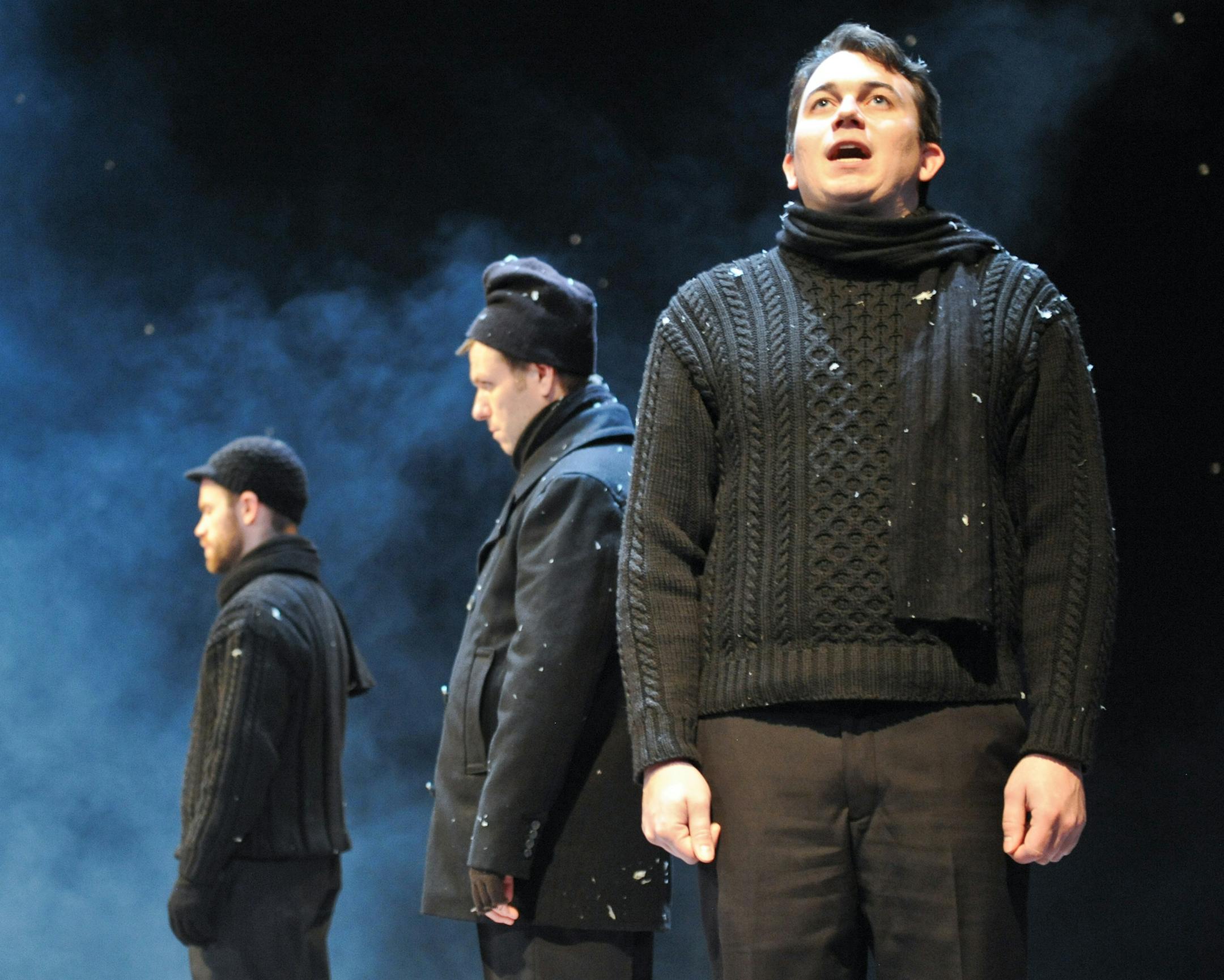 Promo photos for: Paul Rudoi and Aaron Humble and Actor Matt Rein in Theater Latte Da's "All is Calm." The Pantages Theater, Minneapolis, MN Wednesday, December 18, 2013