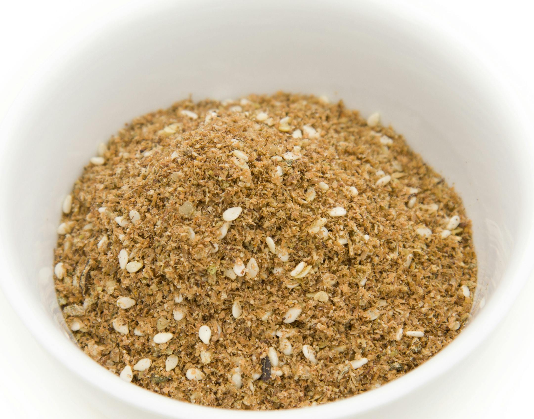 Za'atar spice in a bowl. istock