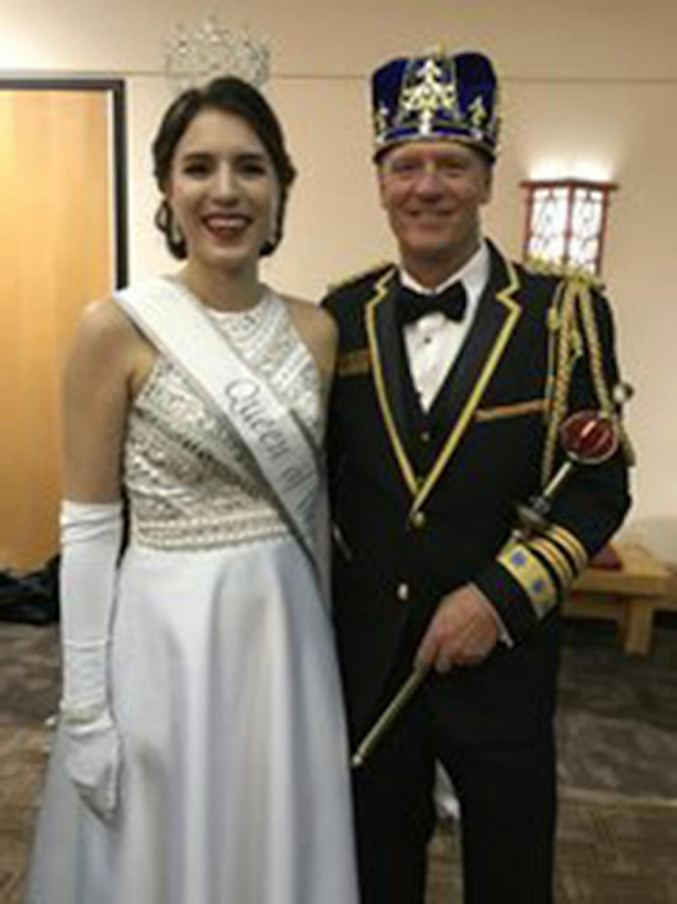 2018 Aurora, Queen of the Snows Jilla Nadimi and King Boreas Tom Leonard.