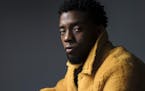 FILE - In this Feb. 14, 2018 photo, actor Chadwick Boseman poses for a portrait in New York to promote his film, "Black Panther." Boseman, who played 