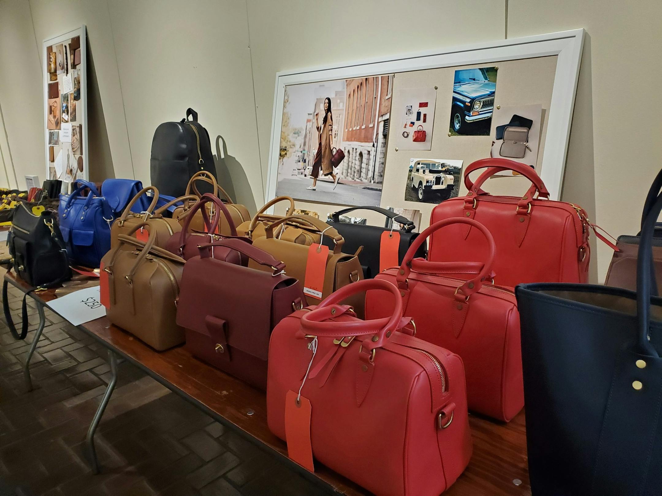 J.W. Hulme, a leather maker based in St. Paul, will hold one of its biannual sample sales on Saturday.