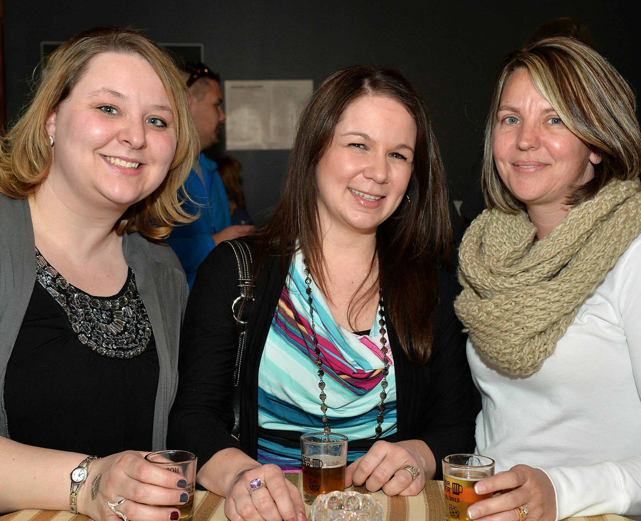 From left, Lacey Mack, Kristy Stasik and Nikki Scott.