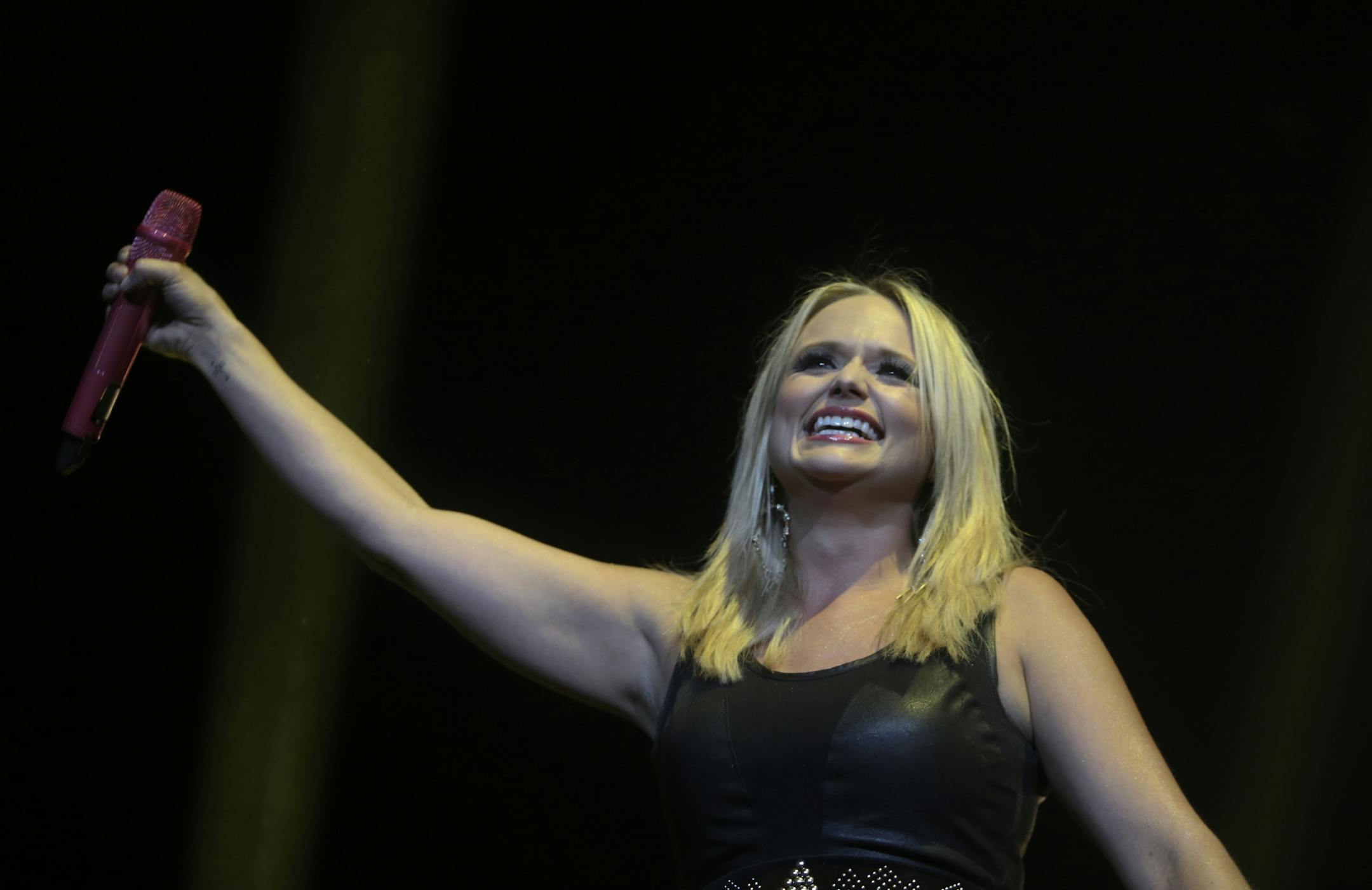Miranda Lambert performs at the Xcel Energy Center Friday, Oct. 11, 2013, in St. Paul, MN.