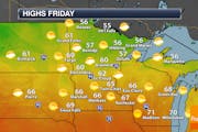 Warmer Highs Friday Into The Weekend - Rain Expected Sunday Night & Monday