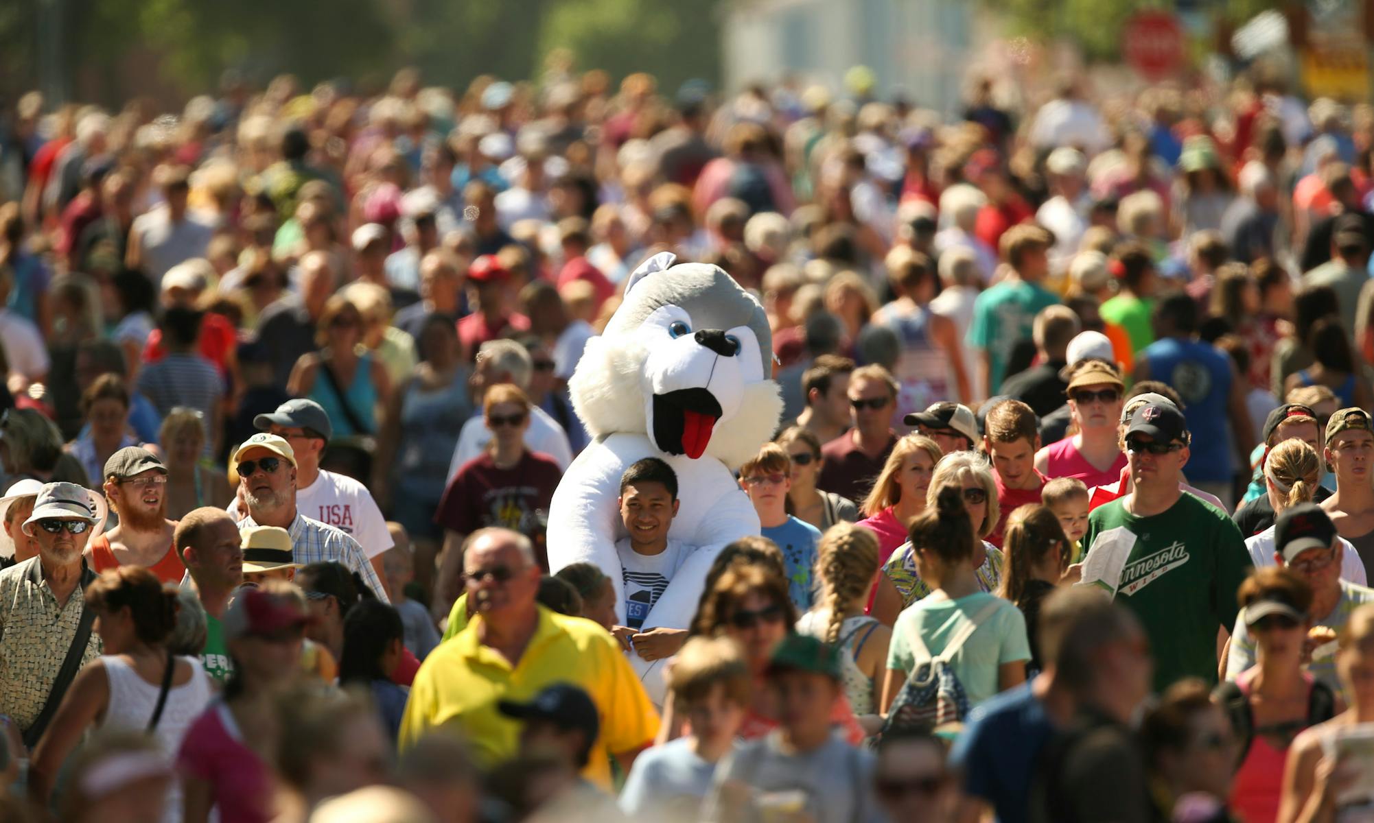 The Minnesota State Fair opened Thursday, August 22, 2013 on a perfect day, weather-wise. Ravem Noguerraza of Coon Rapids didn't even win the giant st