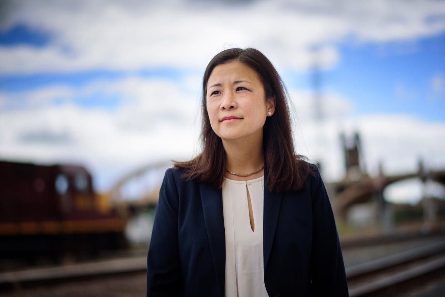 Alene Tchourumoff, the first ever state rail director ] GLEN STUBBE * gstubbe@startribune.com Monday, June 6, 2016, Gov. Mark Dayton's new state rail director has a daunting task. Alene Tchourumoff, the first ever state rail director, is charged with enhancing railway safety as rail traffic is expected to soar. She also must closely monitor rail movements and work with communities and railroad companies to ensure the safe and efficient operation of rail systems across Minnesota.