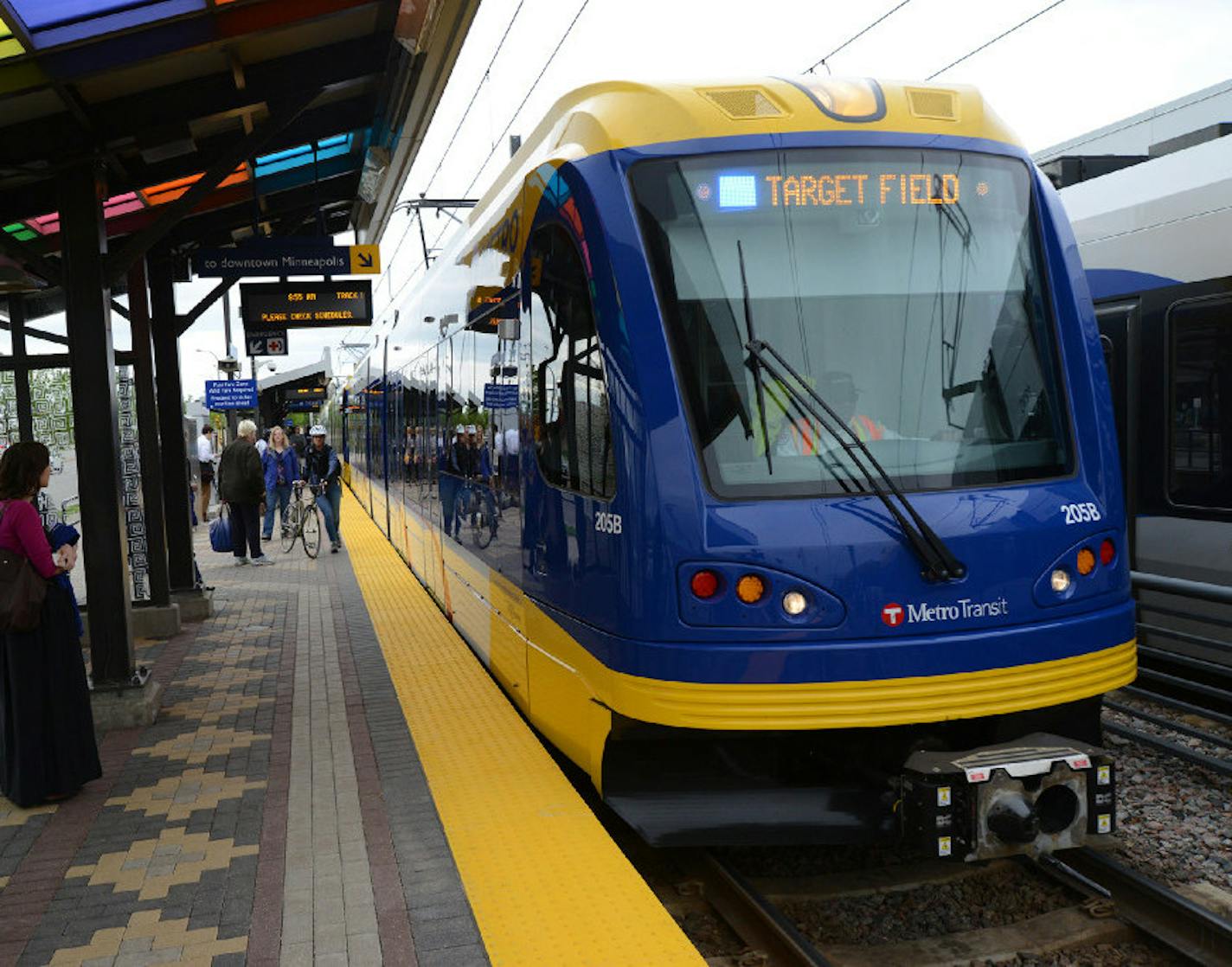 The fate of the Twin Cities' fourth light-rail project, the Bottineau Blue Line, remains uncertain. Photo by Richard Sennott ORG XMIT: MIN1905061803340012