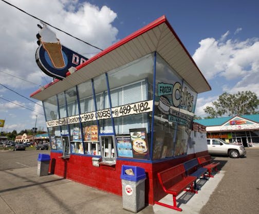 Dairy Queen on Lexington and Larpenteur in Roseville. It�s a historic structure that just made the Historic Preservation Most Endangered List.