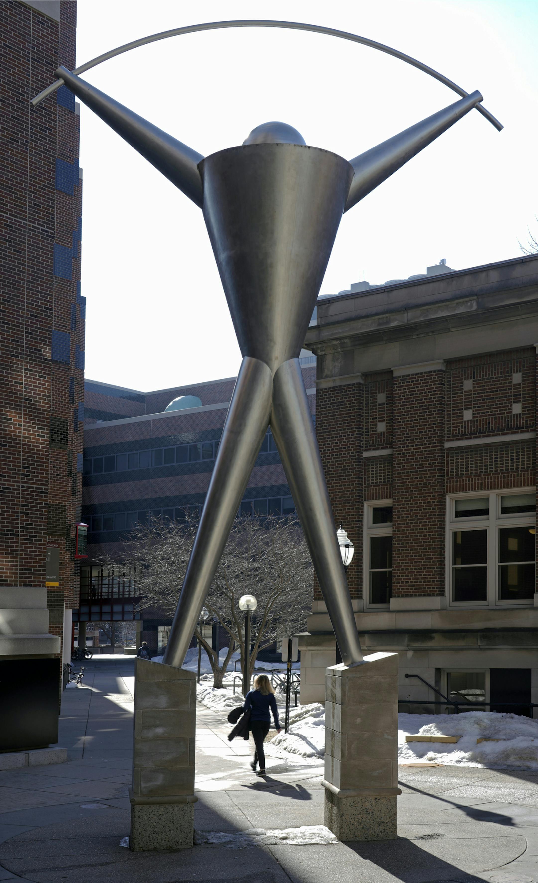 Over the decades, college kids have developed their own superstitions about what brings luck -- good and bad -- on test days. There are two lucky charms at the U of M. One is the Goldy Gopher statue outside Coffman union (it's good luck to rub Goldy's teeth). The other is the Platonic Figure statue near the Mechanical Engineering Bldg. (it's bad luck to walk under it). ]
brian.peterson@startribune.com
Minneapolis, MN Monday, March 18, 2019