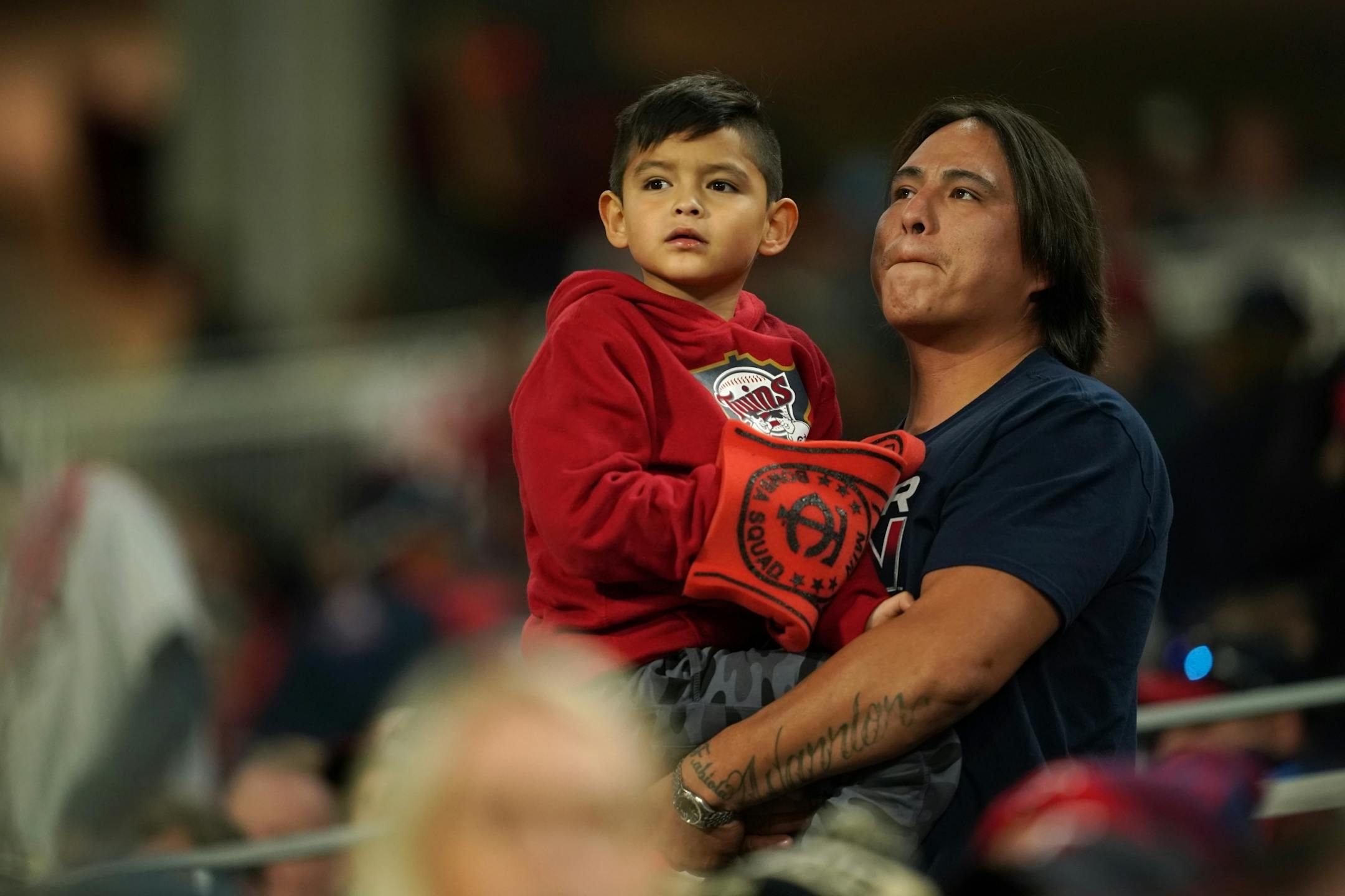 Twins fans watched as the Twins can't seem to score enough runs late in the game.