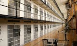 The A West cell house at Stillwater prison looked empty recently but the appearance was deceptive. Men, mostly lifers, were locked in their cells to free officers to participate in the 100th anniversary commemoration.