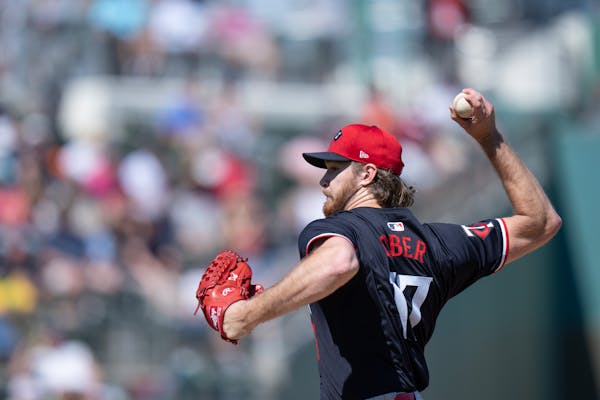 Starter Bailey Ober's fastball was effective, but some of his other pitches were not in the Twins' 8-6 loss to the Red Sox in a spring training game a