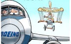 Sack cartoon: Air safety, yes?
