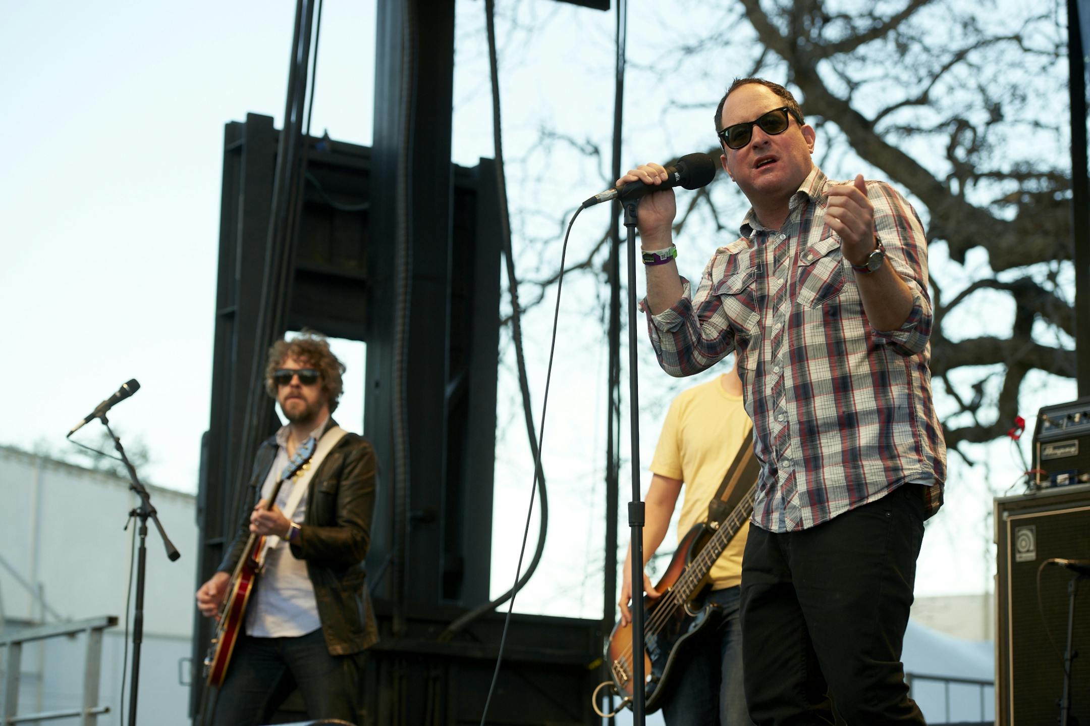 THe Hold Steady perform at the IFC Fairground at the South By Southwest music festival on March 12, 2014 in Austin, Texas.