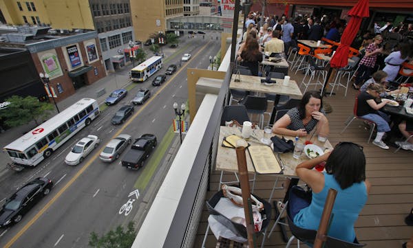 (Marlin Levison*mlevison@startribune.com.) 06/24/2011A&E story on patio bars in the Twin Cities. IN THIS PHOTO: Crave rooftop patio in downtown Minnea