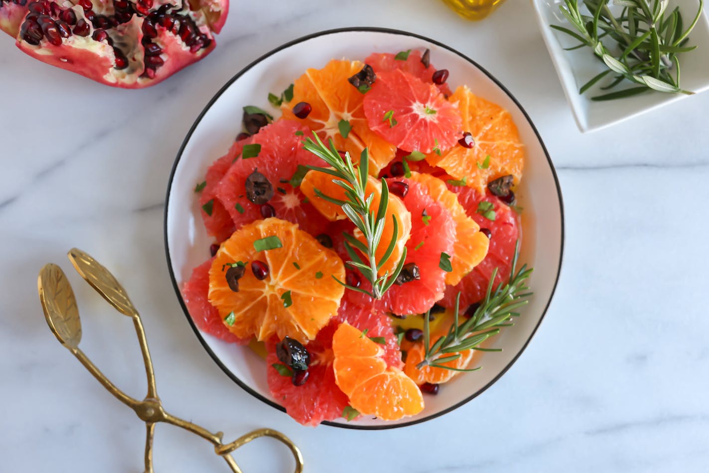 Festive Citrus Salad brightens up a table all winter long. Recipe by Beth Dooley, photo by Ashley Moyna Schwickert, Special to the Star Tribune