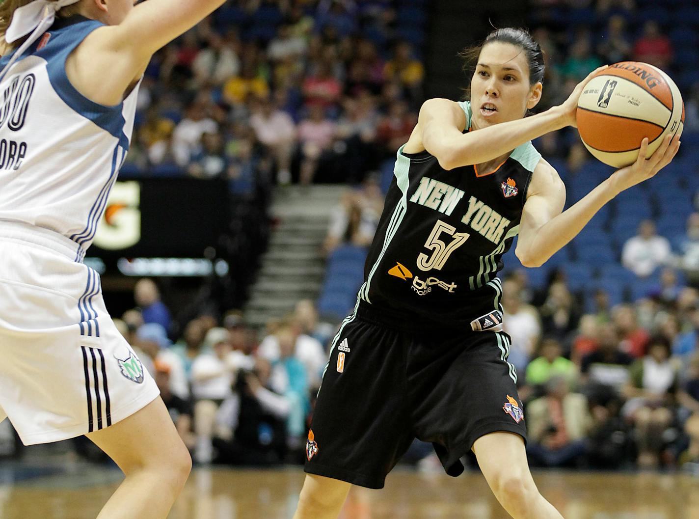 Anna Cruz averaged 7.7 points, 3.6 assists and 1.3 steals for the New York Liberty last season