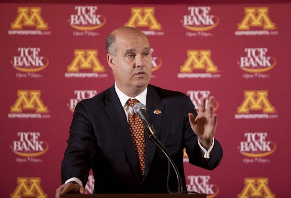 Gophers athletic director Norwood Teague