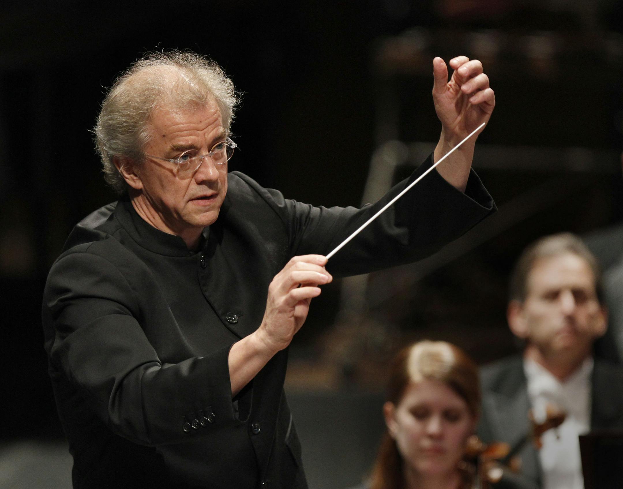 Conductor , Osmo Vanska.____Luminaries of the Minnesota Orchestra took their final bows within the original walls of Orchestra Hall on Friday night. The orchestraâ€™s home since 1974, the building will be remodeled during the next year to expand the lobby and refurbish the auditorium. The $50 million project begins this month and the orchestra will not return until fall, 2013. In the meantime, Sommerfestâ€™s principal location will be the Ted Mann Concert Ha