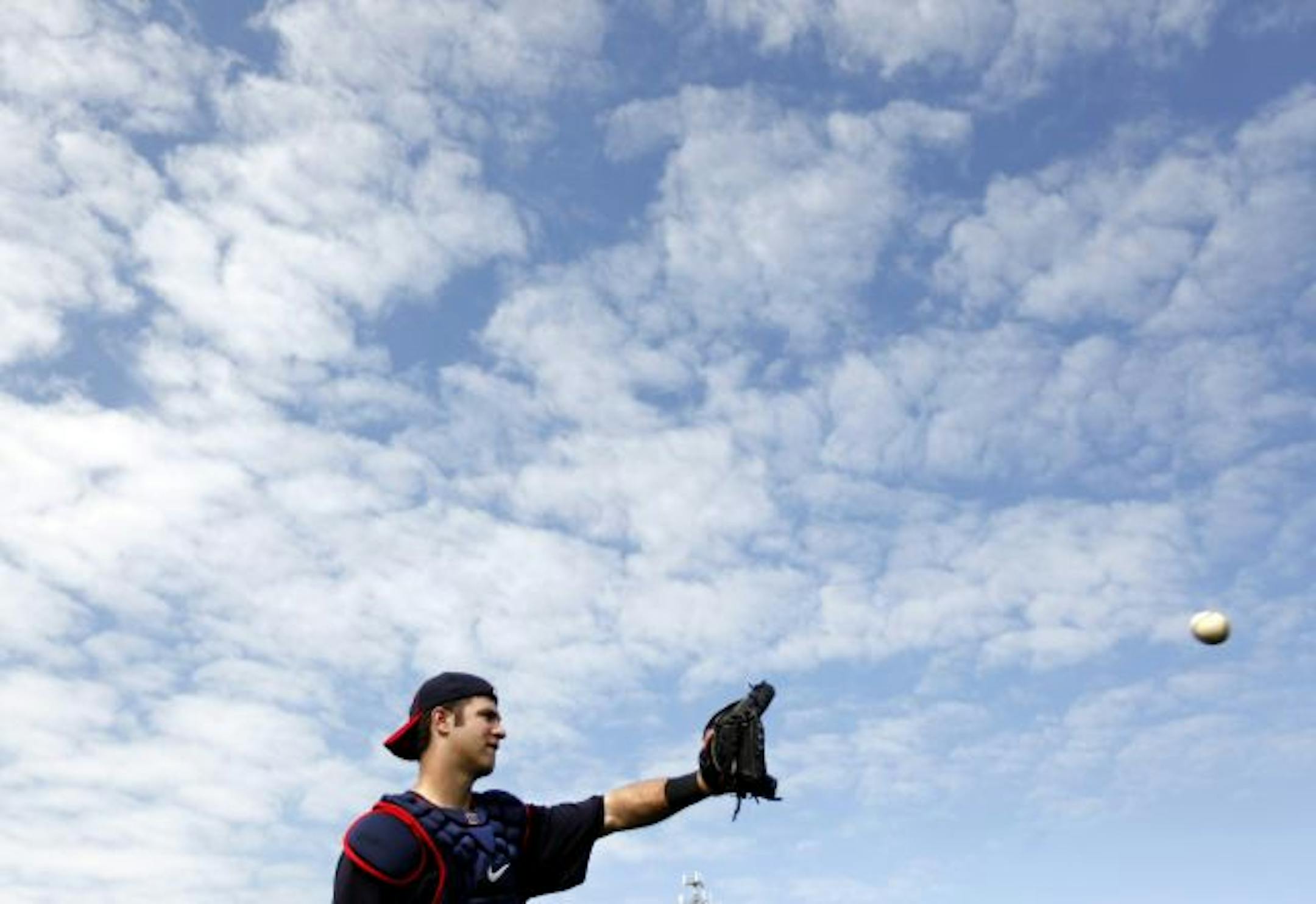 Twins catcher Joe Mauer