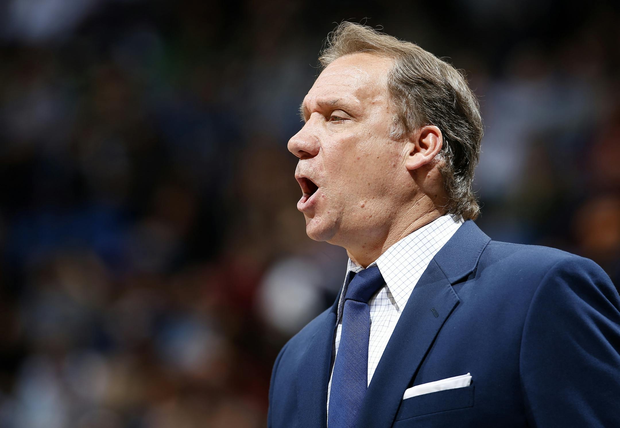 Minnesota Timberwolves head coach Flip Saunders.