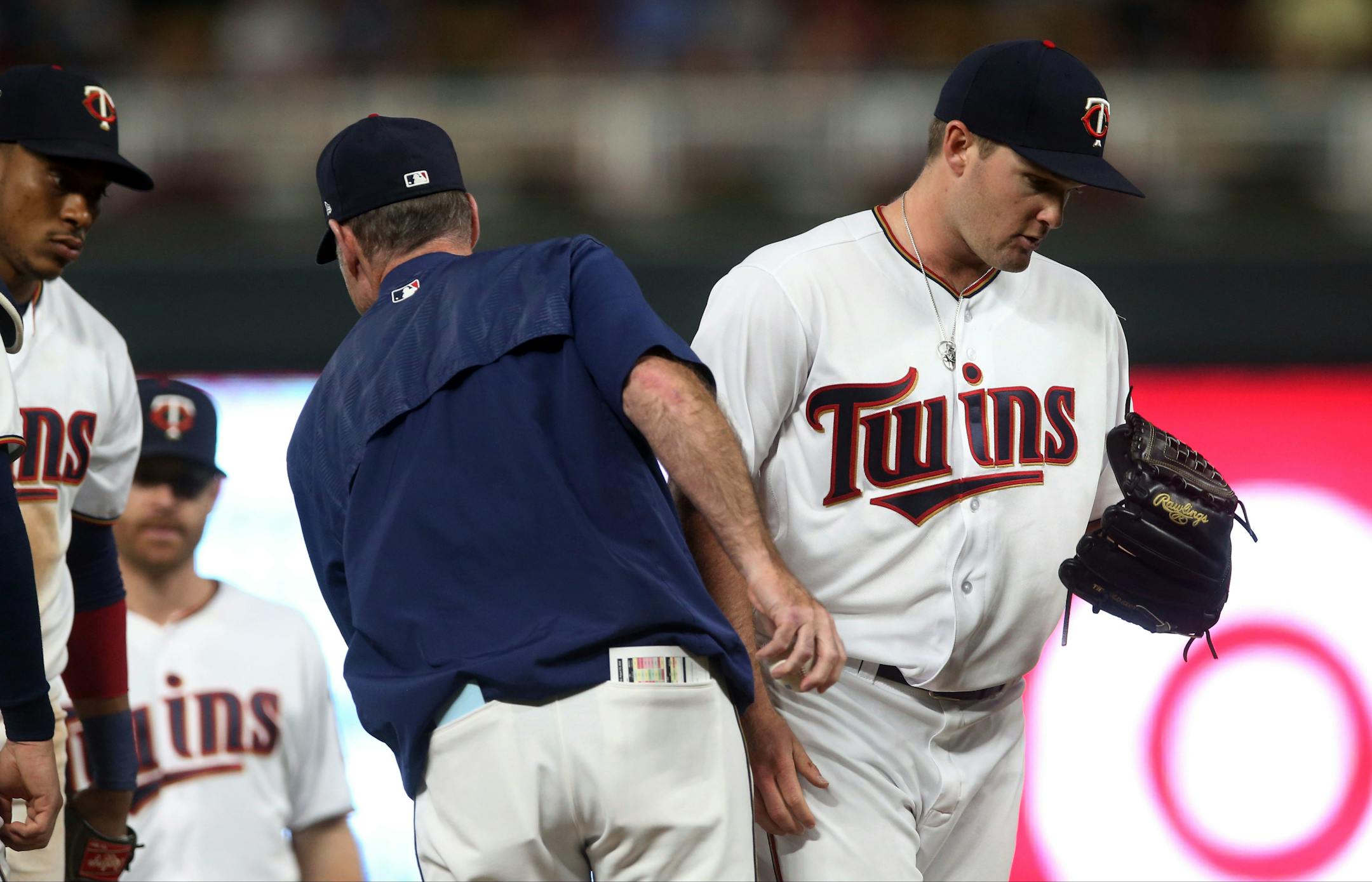 Twins starter Kohl Stewart was pulled in the fifth inning by manager Paul Molitor during Thursday's game against Oakland. The Twins' starters and relievers both have a 4.48 ERA, and both rank No. 22 in MLB.
