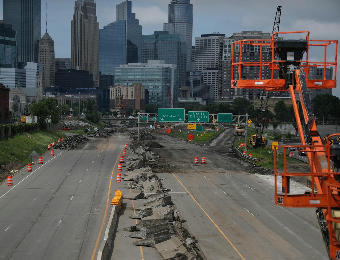 MnDOT closed the ramps to general traffic in June as part of the massive $239 million downtown-to-Crosstown reconstruction project.