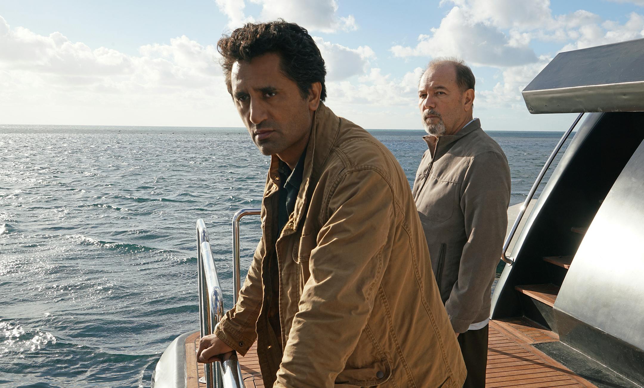 Cliff Curtis as Travis and Ruben Blades as Daniel Salazar - Fear the Walking Dead _ Season 2, First Look - Photo Credit: Richard Foreman/AMC