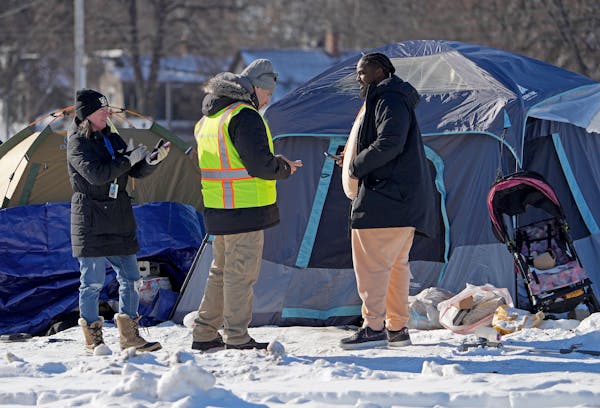 The Hennepin County "point-in-time" homelessness census in January 2023.