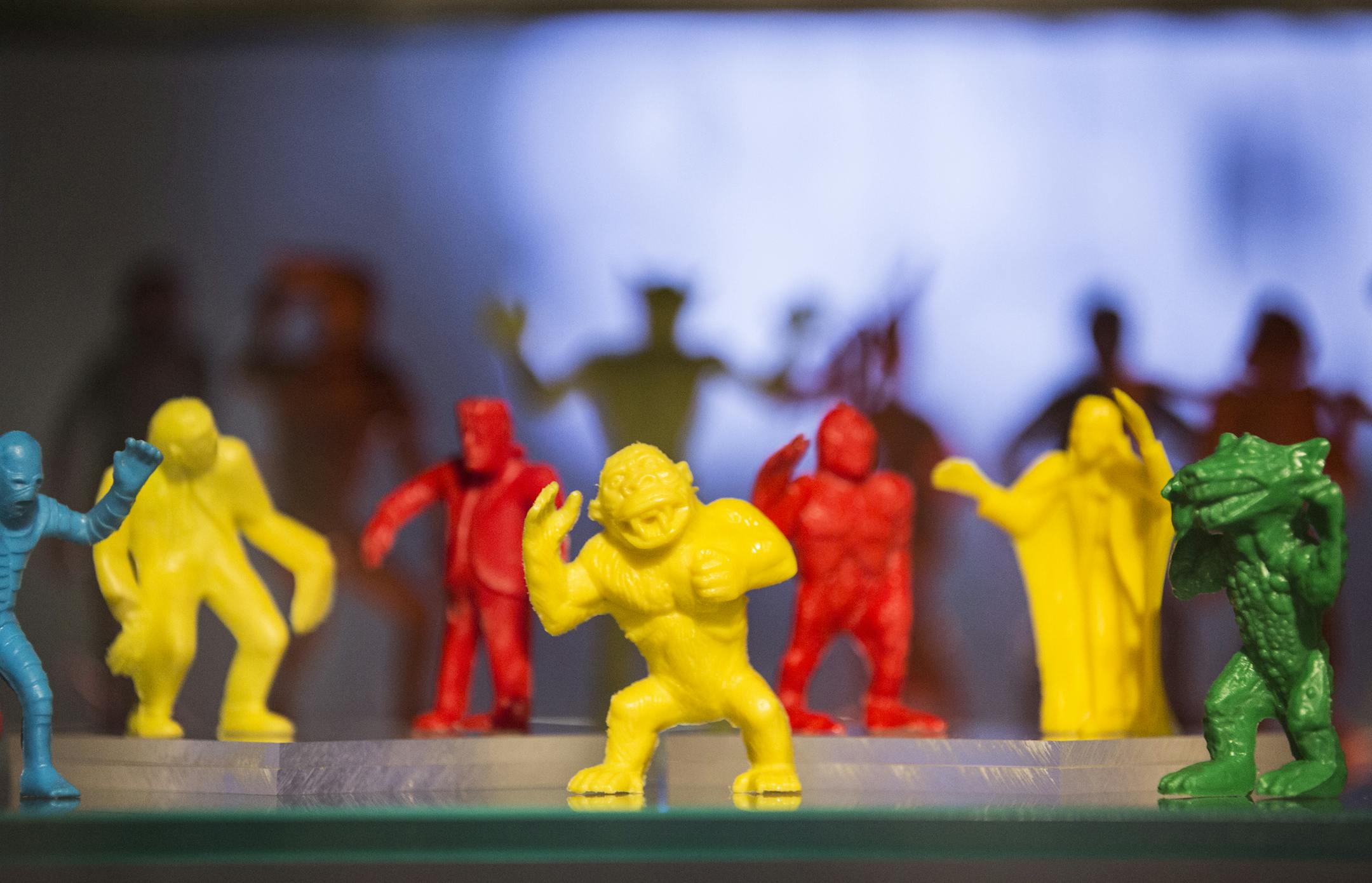 Monster toys from the 1960s.