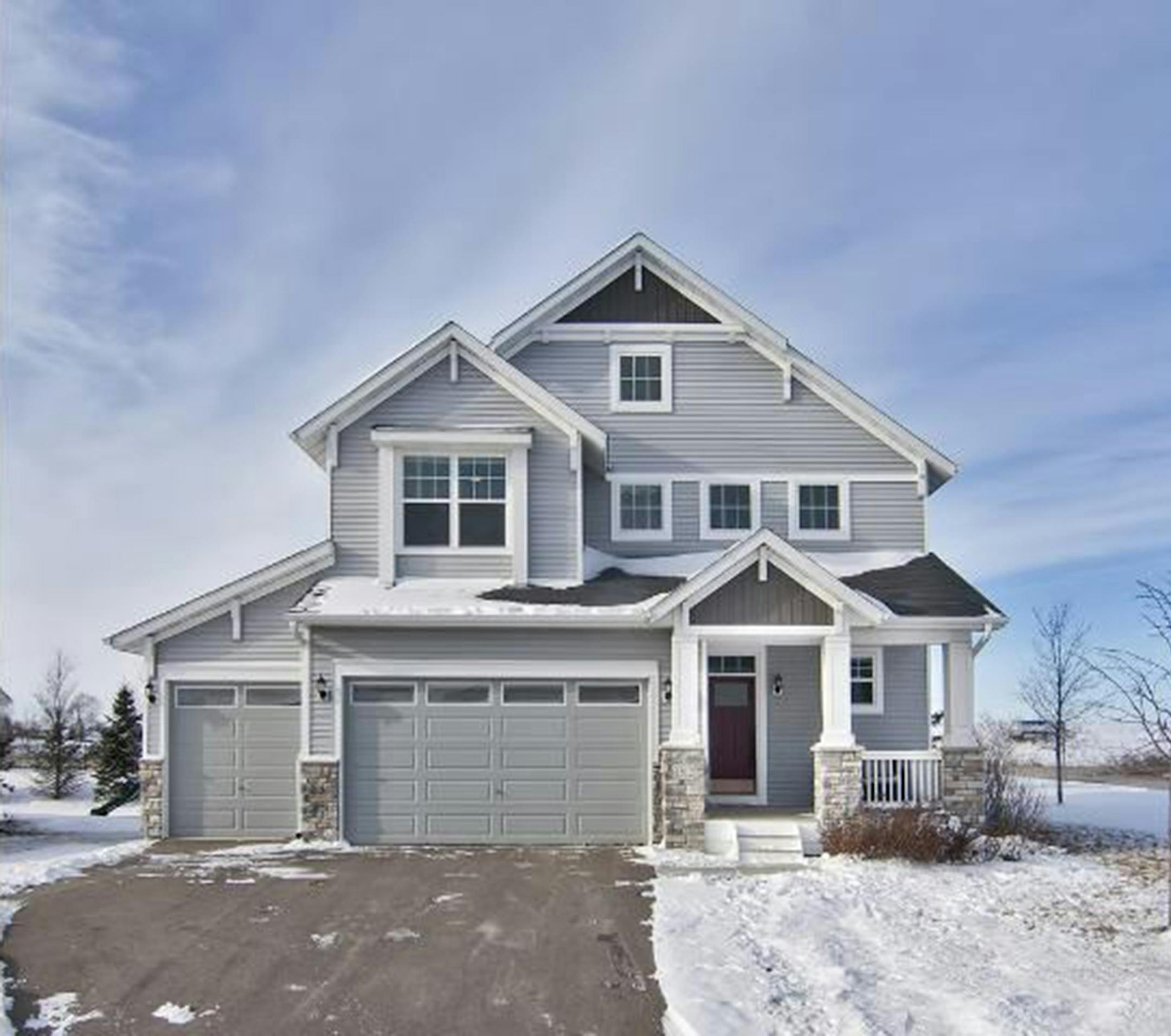 ... Carver
Built in 2010, this three-bedroom, three-bath house has 2,387 finished square feet and features three bedrooms on one level, second floor laundry, fireplace, hardwood floors, formal dining room, granite kitchen countertops and stainless steel appliances, full unfinished basement and sprinkler system. Listed by Ryan Platzke, 952-949-4786, and Brace Helgeson, 952-974-3466, Coldwell Banker Burnet.