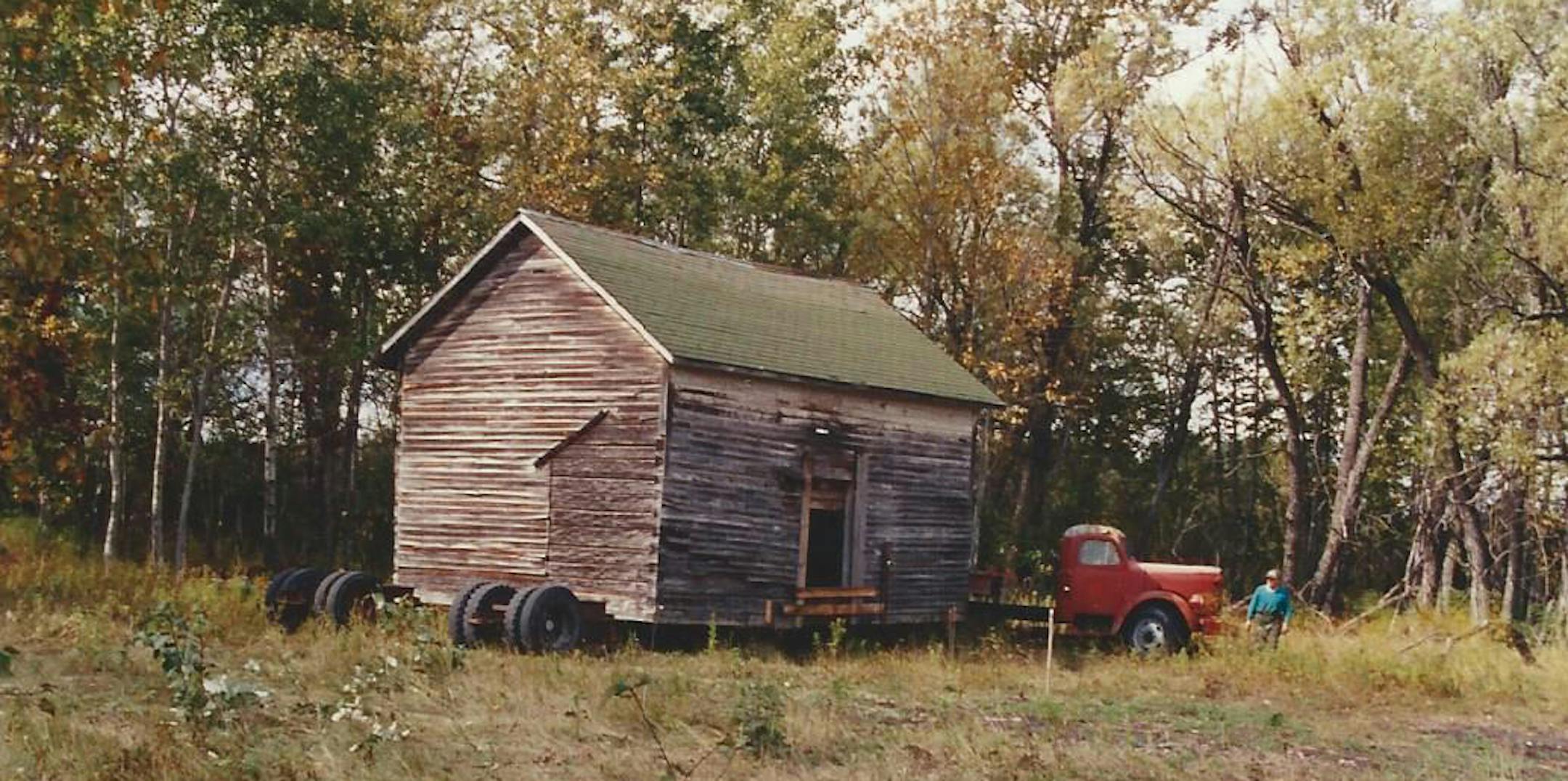 Ullstrom cabin moved into homestead site in the 1980s.