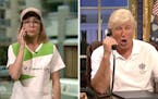The "Saturday Night Live" opening brought back Alec Baldwin to riff on President Donald Trump's recent real-life spat with San Juan Mayor Carmen Yulí