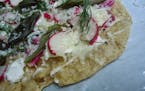 Grilled nordic flatbread. From Kevyn Burger.