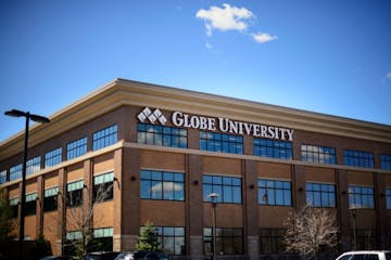 Globe University in Woodbury, shown in April 2015.