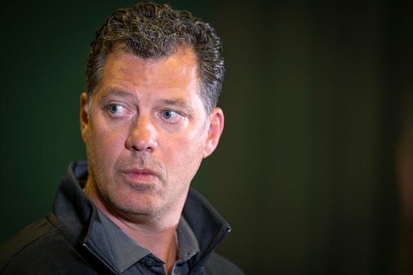 "It's a tough day," said Wild General Manager Bill Guerin after releasing Ryan Suter and Zach Parise during a press conference, Tuesday, July 13, 2021
