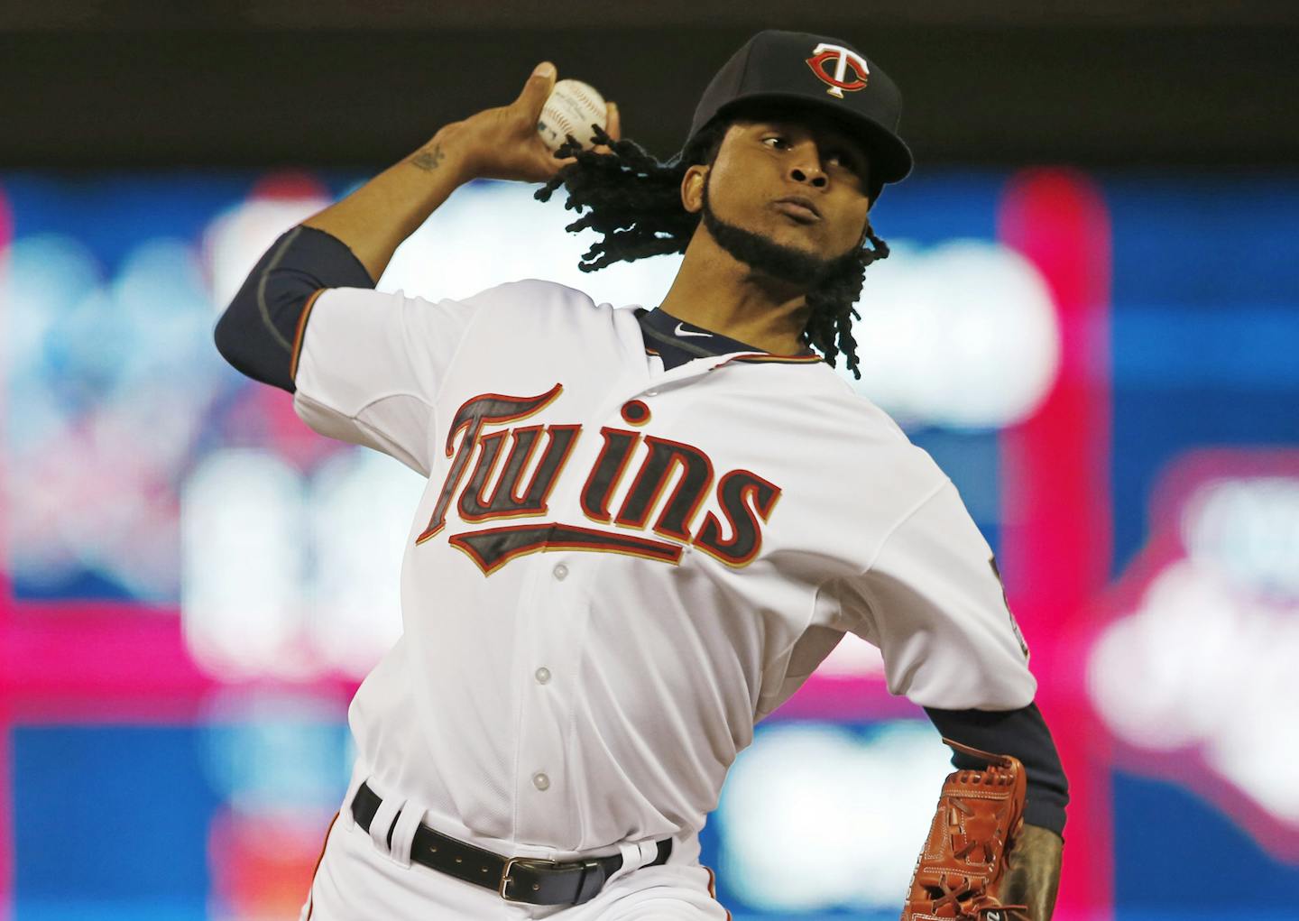 Minnesota Twins pitcher Ervin Santana