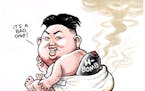 Sack cartoon: North Korea's nuclear test