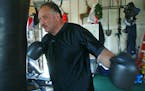 Bruce Bisping/Star Tribune. Scott LeDoux, the Anoka County Commissioner and heavy-weight boxer, trained for his final appearance in the ring for a cha